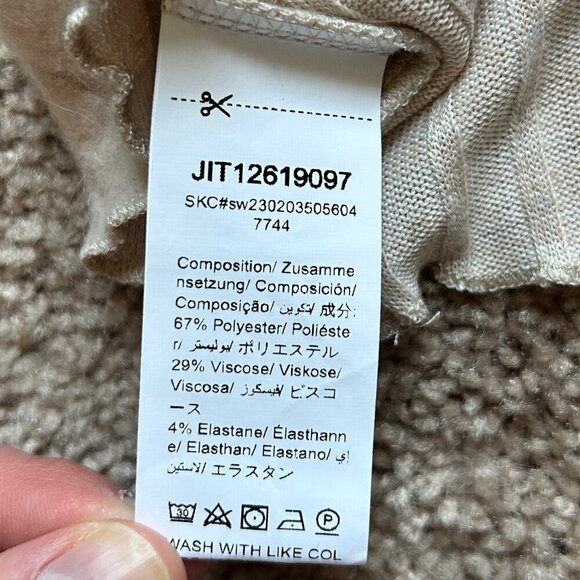 Shein MOD Beige Lettuce Trim Cami Crop Top NWT Size Medium - Picture 8 of 10